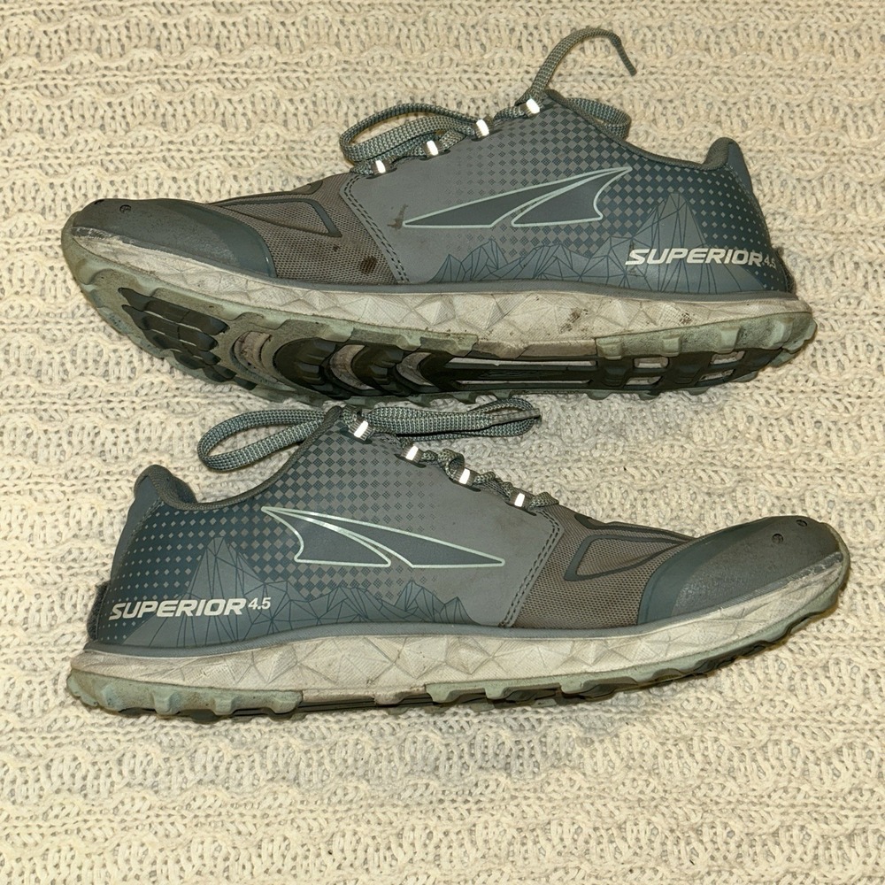 Altra Superior 4.5 Women's Trail Running Shoes Gaiter Trap Blue/Gray Size 10.5 - Picture 2 of 7